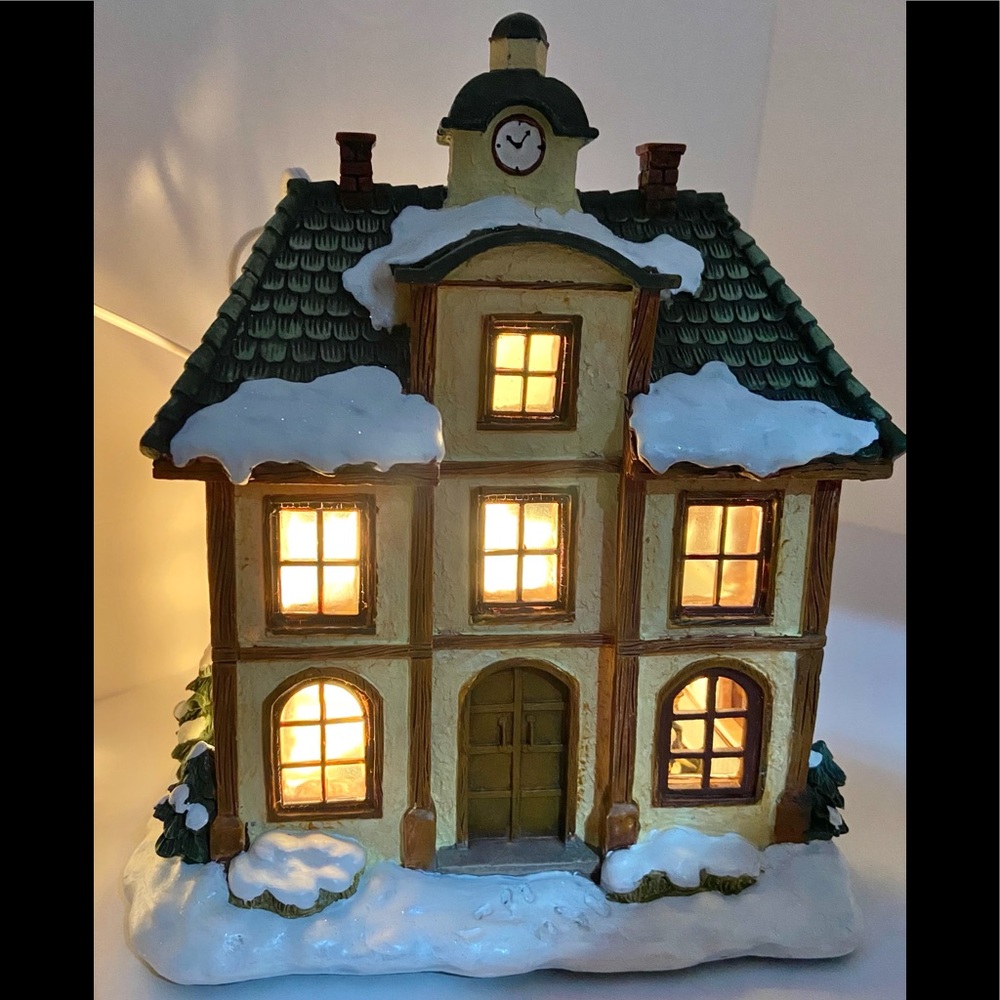 HAWTHORNE CHRISTMAS VILLAGE “RARE”-  LOVE TO LEARN SCHOOL